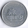 Монета 10 сентаво. 1988 год, Куба. INTUR.