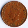 Монета 1 цент. 1943(C) год, Ньюфаундленд.