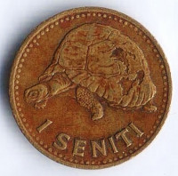 Монета 1 сенити. 1974 год, Тонга.