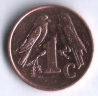1 цент. 1999 год, ЮАР.