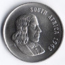 Монета 20 центов. 1969 год, ЮАР. (South-Africa).