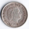 Монета ⅟₁₀ гульдена. 1957 год, Нидерландские Антильские острова.