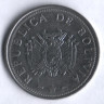 Монета 50 сентаво. 2008 год, Боливия.