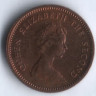 Монета 1 цент. 1985 год, Тувалу.