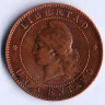 Монета 1 сентаво. 1890 год, Аргентина.