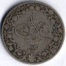 Монета 5/10 кирша. 1904(١۲٩٣/۲٩) год, Египет.