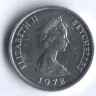 Монета 1 цент. 1972 год, Сейшельские острова. FAO.