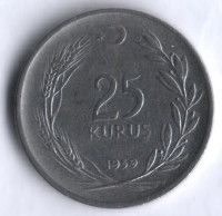 25 курушей. 1959 год, Турция.