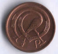 Монета 1/2 пенни. 1982 год, Ирландия.