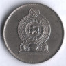 Монета 1 рупия. 1982 год, Шри-Ланка.