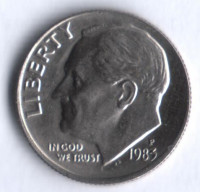 10 центов. 1983(P) год, США.