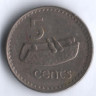 5 центов. 1979 год, Фиджи.