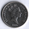 Монета 5 центов. 1996 год, Новая Зеландия.