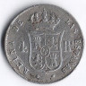 Монета 4 реала. 1861 год, Испания. Тип I.