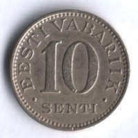 10 сентов. 1931 год, Эстония.