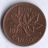 Монета 1 цент. 1978 год, Канада.