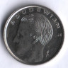 Монета 1 франк. 1989 год, Бельгия (Belgie).