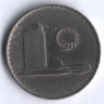 Монета 20 сен. 1981 год, Малайзия.