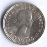 Монета 6 пенсов. 1962(m) год, Австралия.