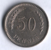50 пенни. 1939 год, Финляндия.