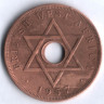 Монета 1 пенни. 1957(KN) год, Британская Западная Африка.