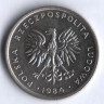 Монета 10 злотых. 1984 год, Польша.