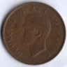 1 пенни. 1945 год, Южная Африка.