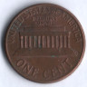 1 цент. 1989 год, США.