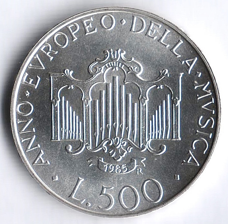 Курс албанских лир. L.500 монета цена Италия.