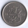 50 пенни. 1940 год, Финляндия.