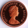 Монета 1 пенни. 1980 год, Фолклендские острова. Proof.