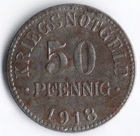 Нотгельд 50 пфеннигов. 1918 год, Брауншвейг.