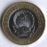 Монета 5 кванза. 2012 год, Ангола.