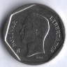 Монета 20 боливаров. 1999 год, Венесуэла.