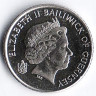 Монета 5 пенсов. 2010 год, Гернси.