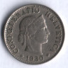 5 раппенов. 1930 год, Швейцария.