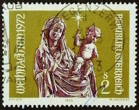 Почтовая марка. "Рождество". 1972 год, Австрия.