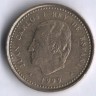 Монета 100 песет. 1999 год, Испания.