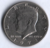 1/2 доллара. 1971(D) год, США.