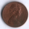 Монета 1 цент. 1969 год, Австралия.