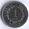 Монета 1 колон. 1993 год, Коста-Рика.