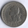 Монета 20 сентаво(4 макуты). 1927 год, Ангола (колония Португалии).