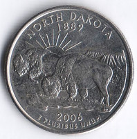 25 центов. 2006(D) год, США. Северная Дакота.