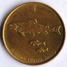 Монета 1 толар. 2001 год, Словения.