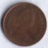 Монета 1 цент. 1981 год, Канада.