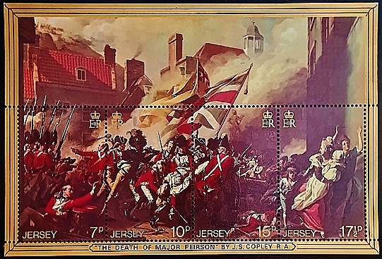 Мини-блок. "200-летие битвы при Джерси". 1981 год, Джерси.
