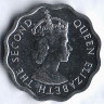 Монета 1 цент. 2002 год, Белиз.