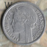 Монета 1 франк. 1958(B) год, Франция.