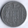 Монета 10 сентимо. 1940 год, Испания.