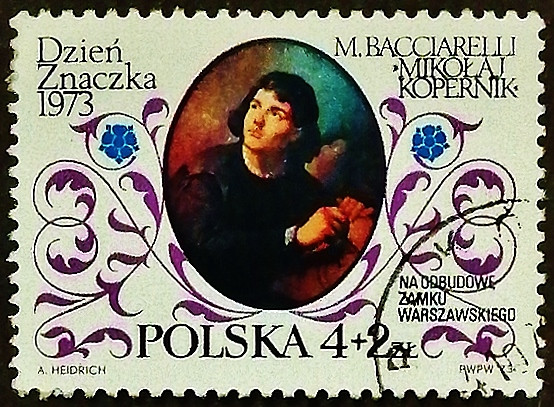 Почтовая марка. "Николай Коперник". 1973 год, Польша.